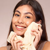 Lucy Bee reusable dual-sided cleansing cloths 2-pack - British product