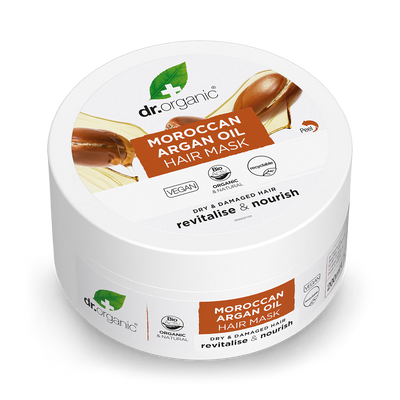Holland & Barrett Dr Organic Moroccan Argan Oil Hair Mask 200ml- Buy online at McGrocer