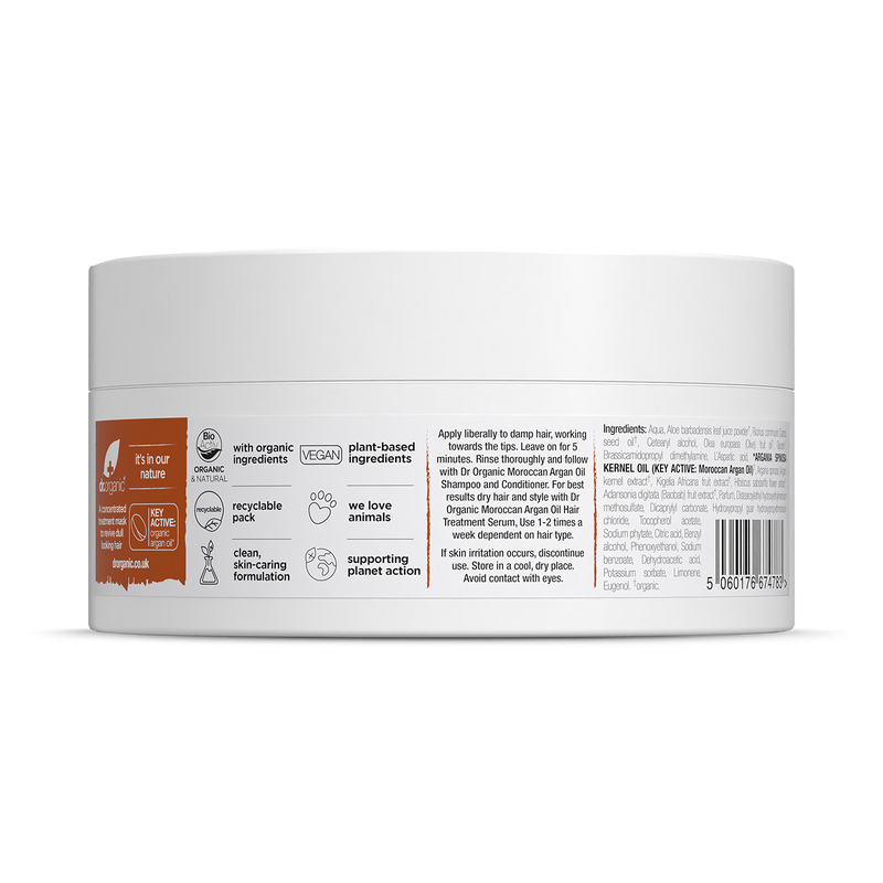Dr Organic Moroccan Argan Oil Hair Mask 200ml