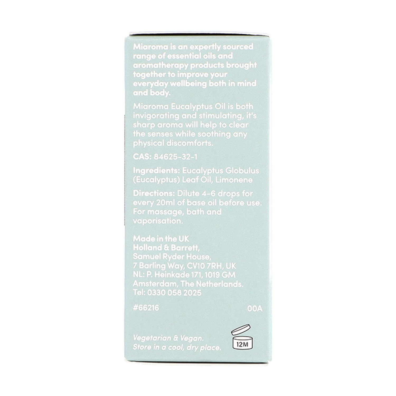 Miaroma Eucalyptus Pure Essential Oil 10ml