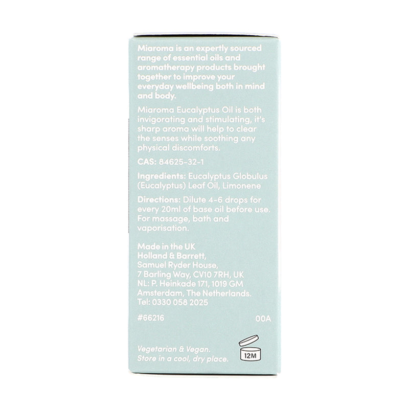 Miaroma Eucalyptus Pure Essential Oil 10ml