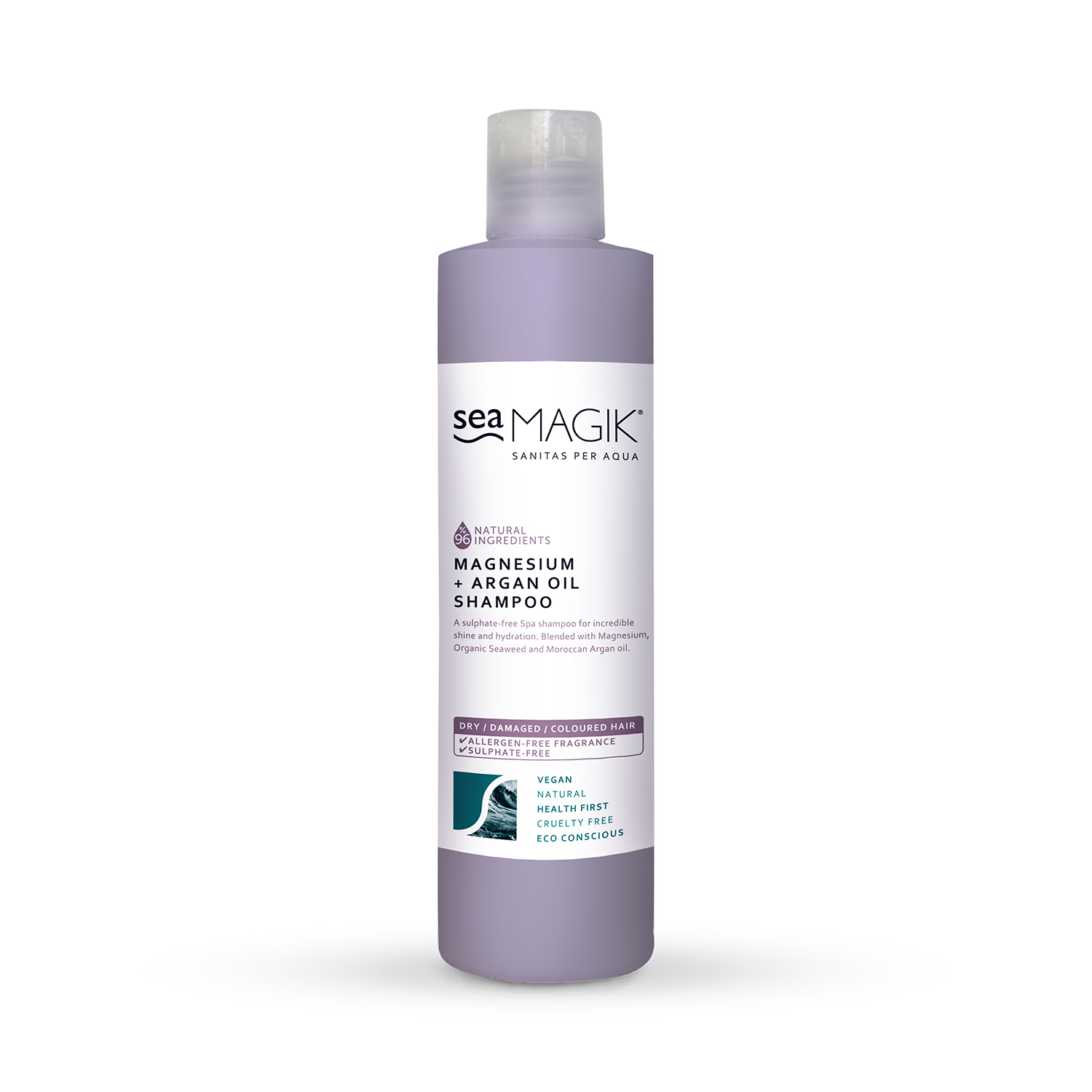 Magnesium and Argan Oil Nourishing Shampoo for Dry and Coloured Hair 300ml