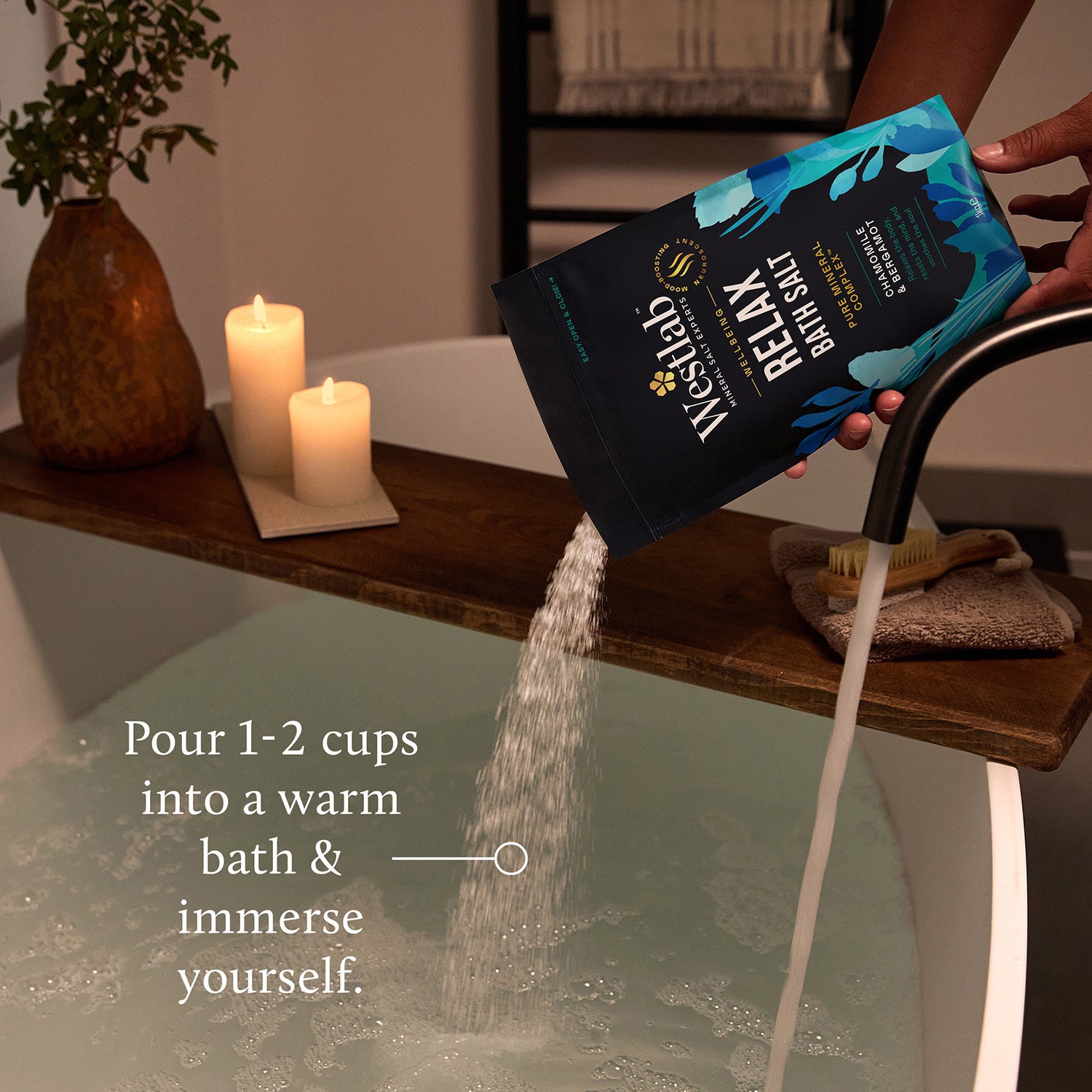 Relaxing Magnesium Mineral Bath Salts with Chamomile and Bergamot 1kg