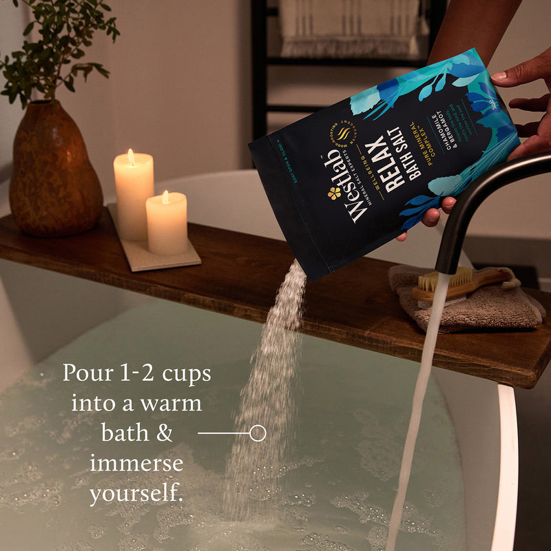 Relaxing Magnesium Mineral Bath Salts with Chamomile and Bergamot 1kg