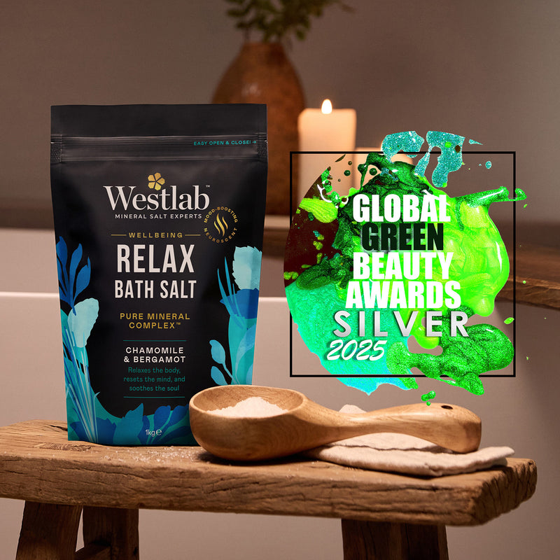Relaxing Magnesium Mineral Bath Salts with Chamomile and Bergamot 1kg