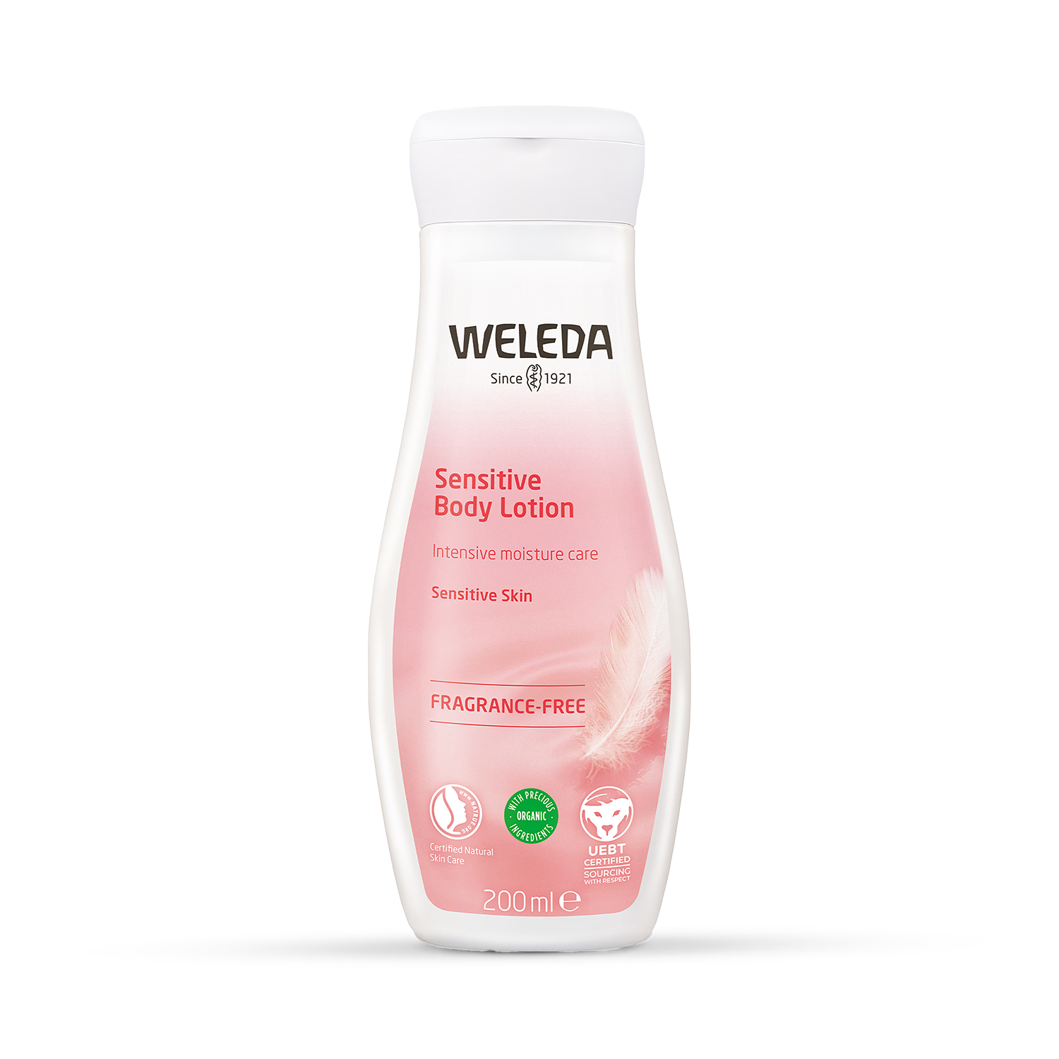 Fragrance-Free Sensitive Body Lotion with Organic Jojoba & Coconut Oil 200ml