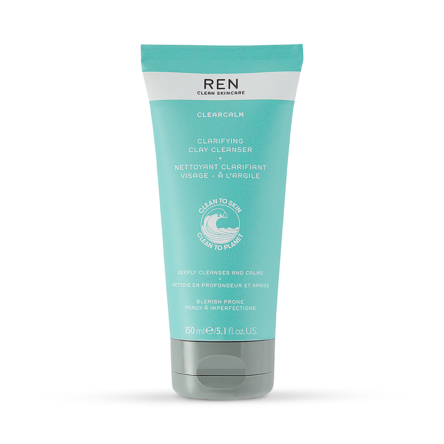 Clarifying Clay Face Cleanser with Kaolin and Willow Bark