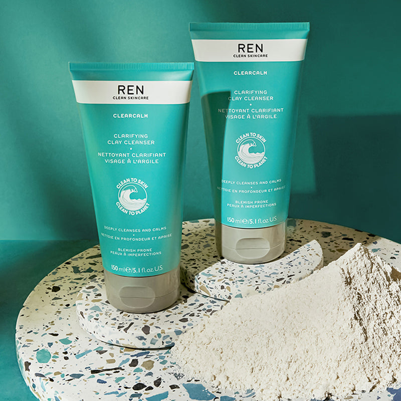 Clarifying Clay Face Cleanser with Kaolin and Willow Bark