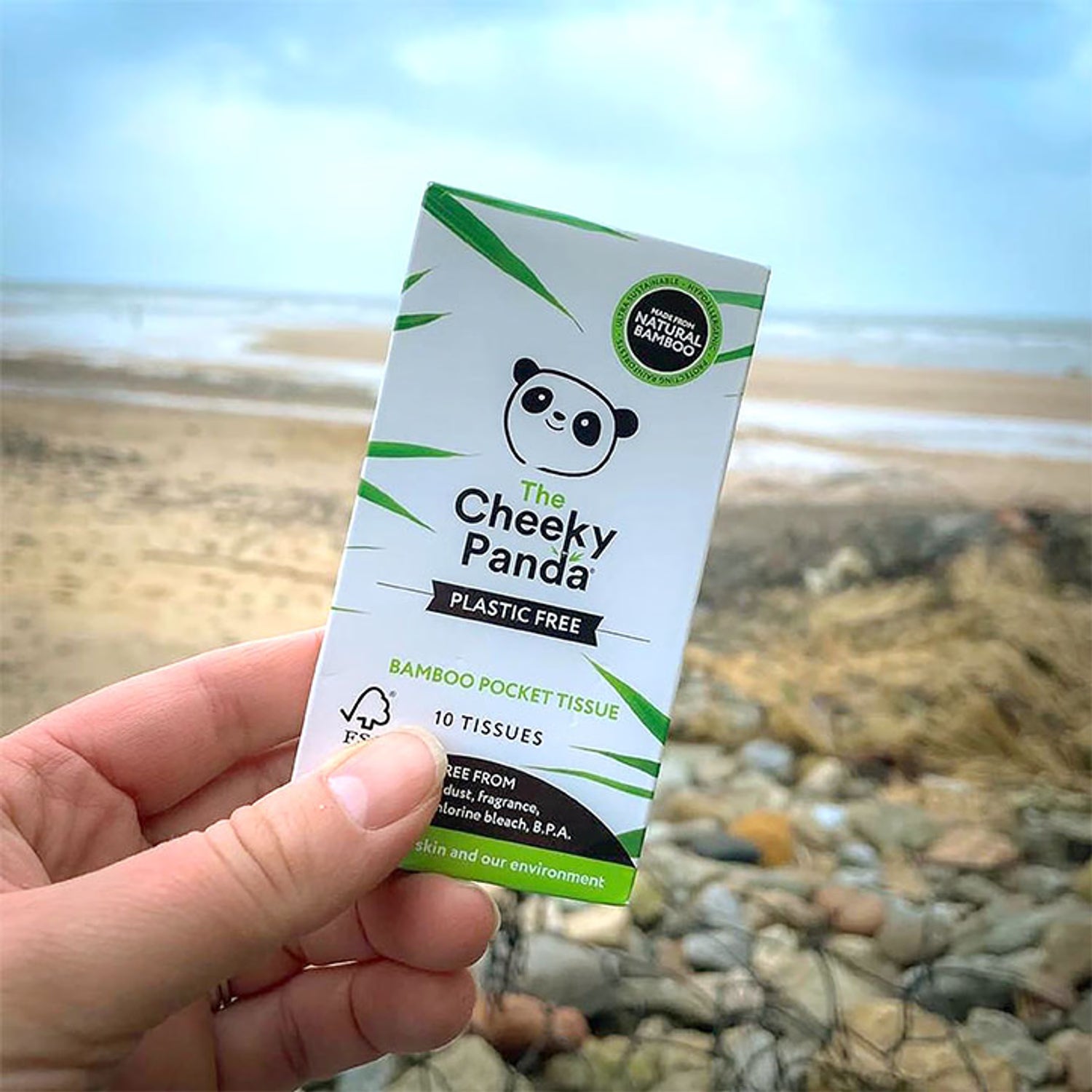 Sustainable Bamboo Pocket Tissues 10 Pack
