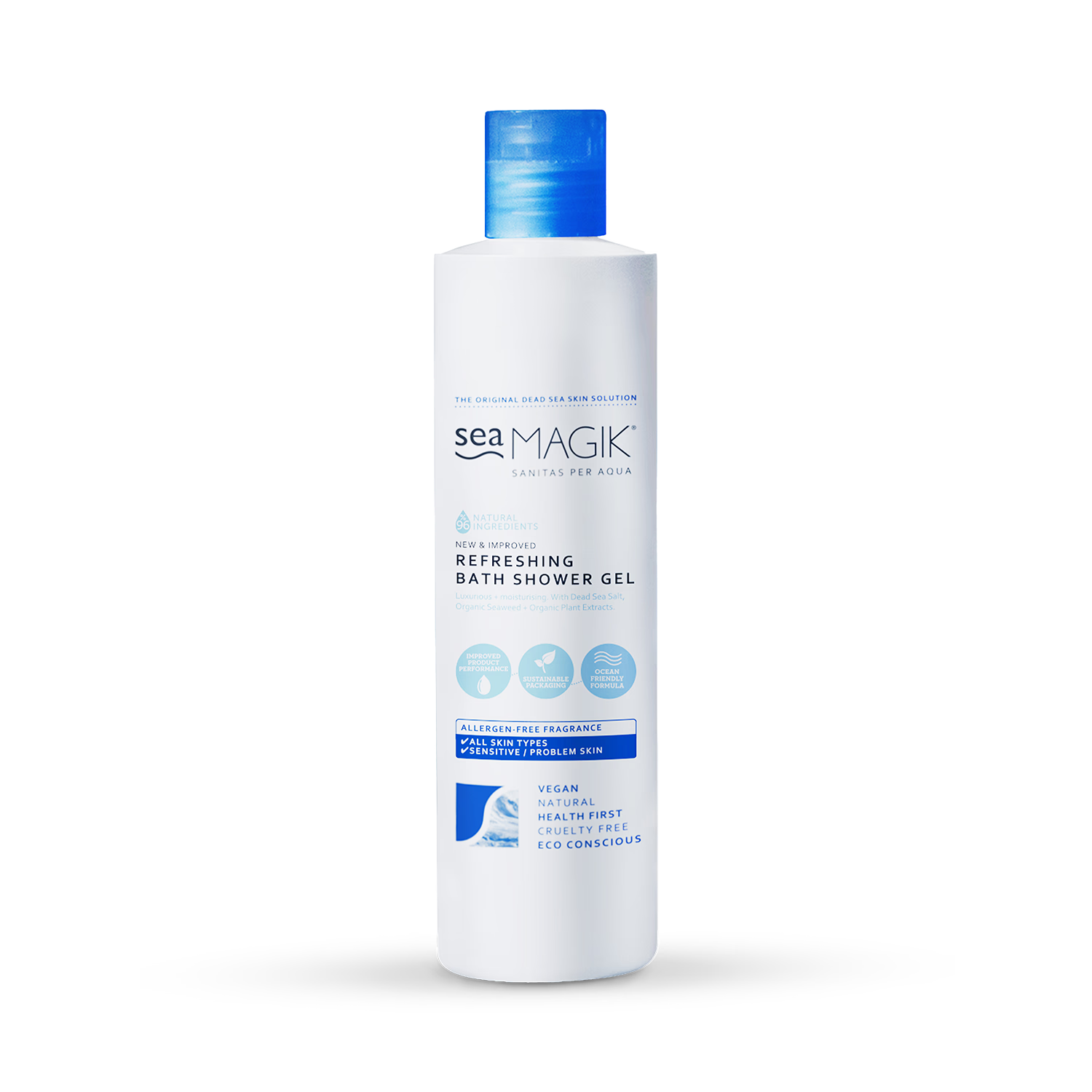 Moisturising Foaming Bath and Shower Gel with Dead Sea Minerals