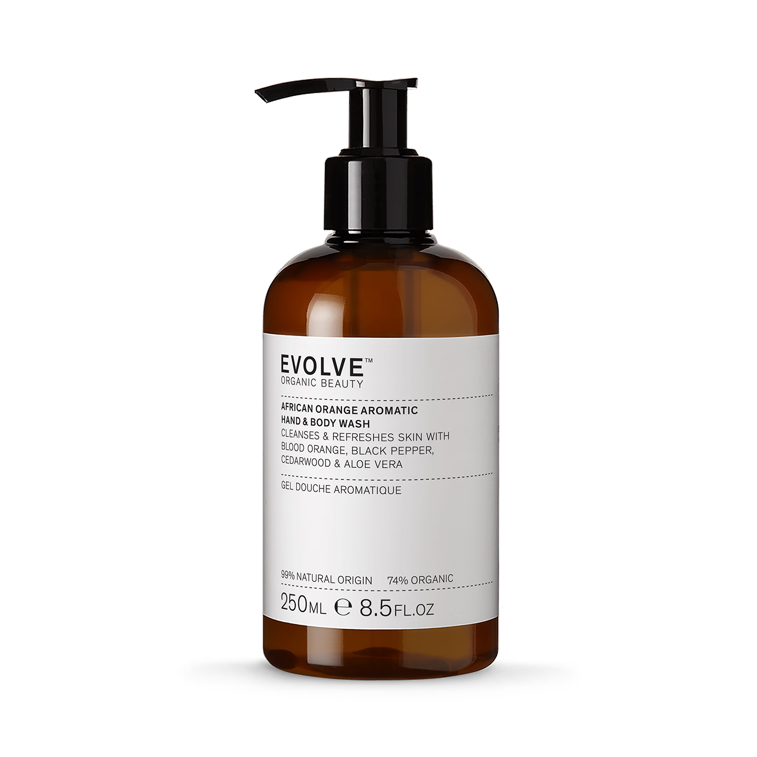 Evolve African Orange Aromatic Wash 250ml