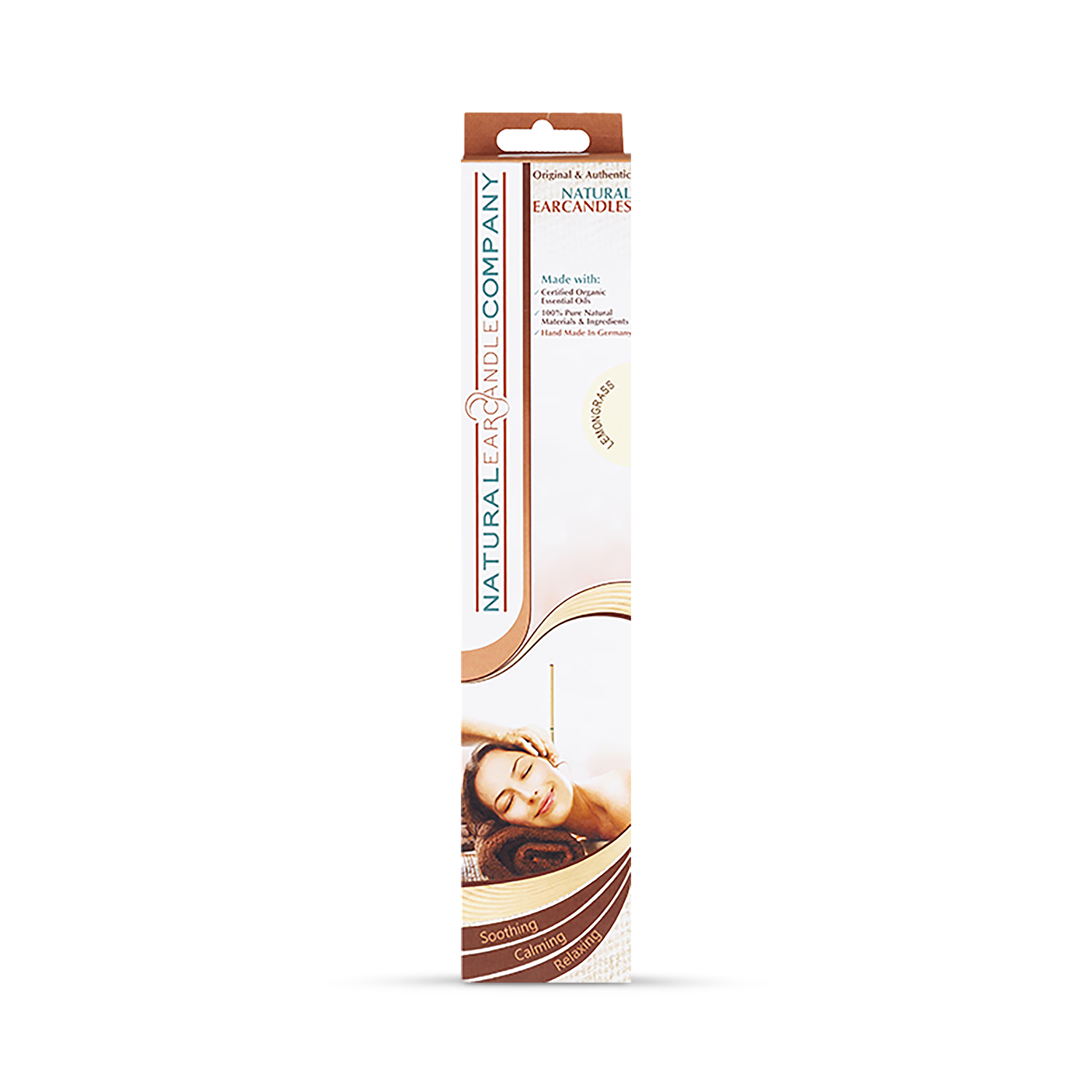 Lemongrass Fragranced Natural Ear Candles with Filter