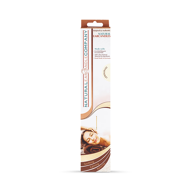 Lemongrass Fragranced Natural Ear Candles with Filter