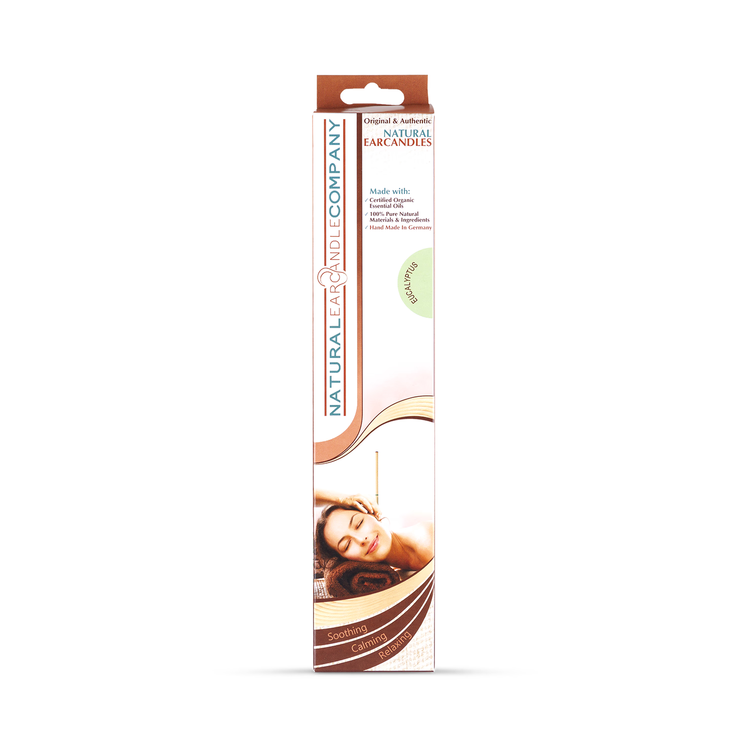 Natural Eucalyptus Beeswax Ear Candles with Safety Filter