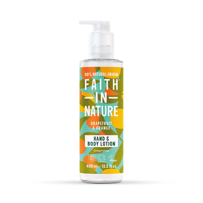 Holland & Barrett Faith in Nature Grapefruit Orange Hand Body Lotion 400ml- Buy online at McGrocer