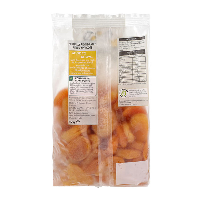 Holland Barrett Soft Apricots 800g