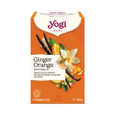 Holland & Barrett Ginger Orange and Vanilla Ayurvedic Herbal Tea 17 Tea Bags- Buy online at McGrocer