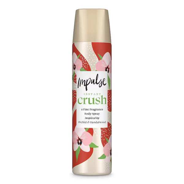 Impulse Instant Crush Body Spray 75ml - British product