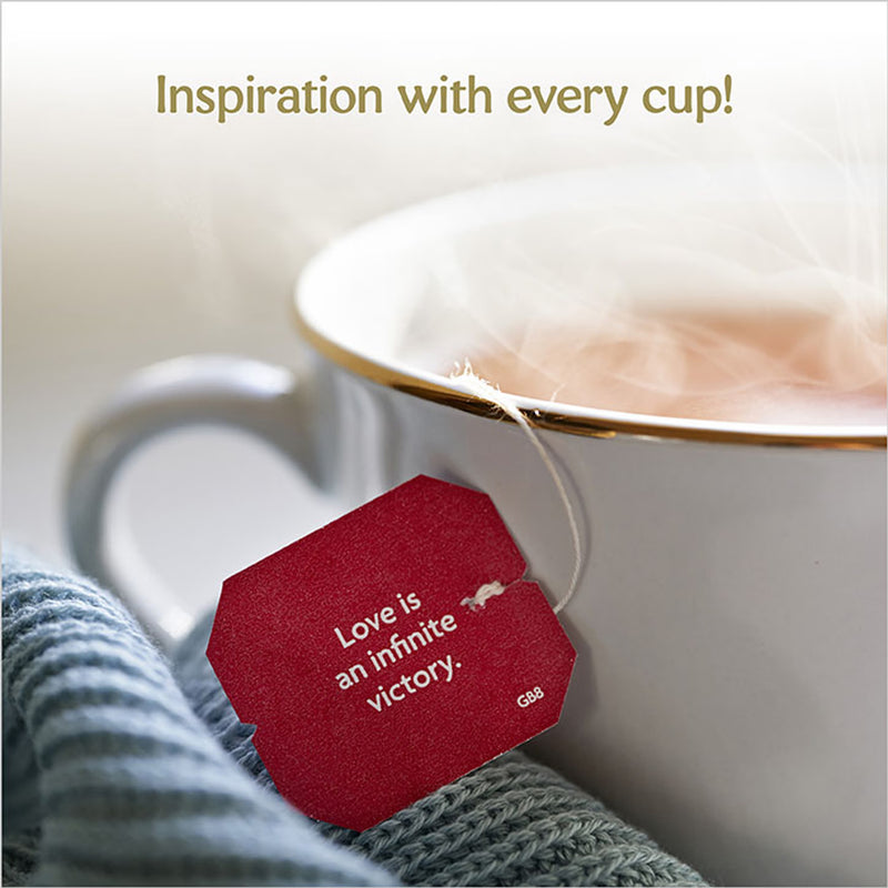 Organic Rose and Hibiscus Ayurvedic Herbal Tea 17 Tea Bags