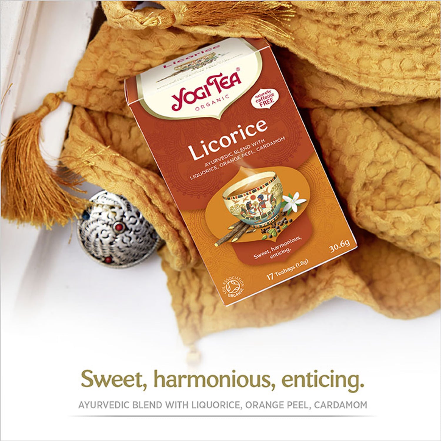 Organic Liquorice and Ayurvedic Spice Herbal Tea 17 Bags