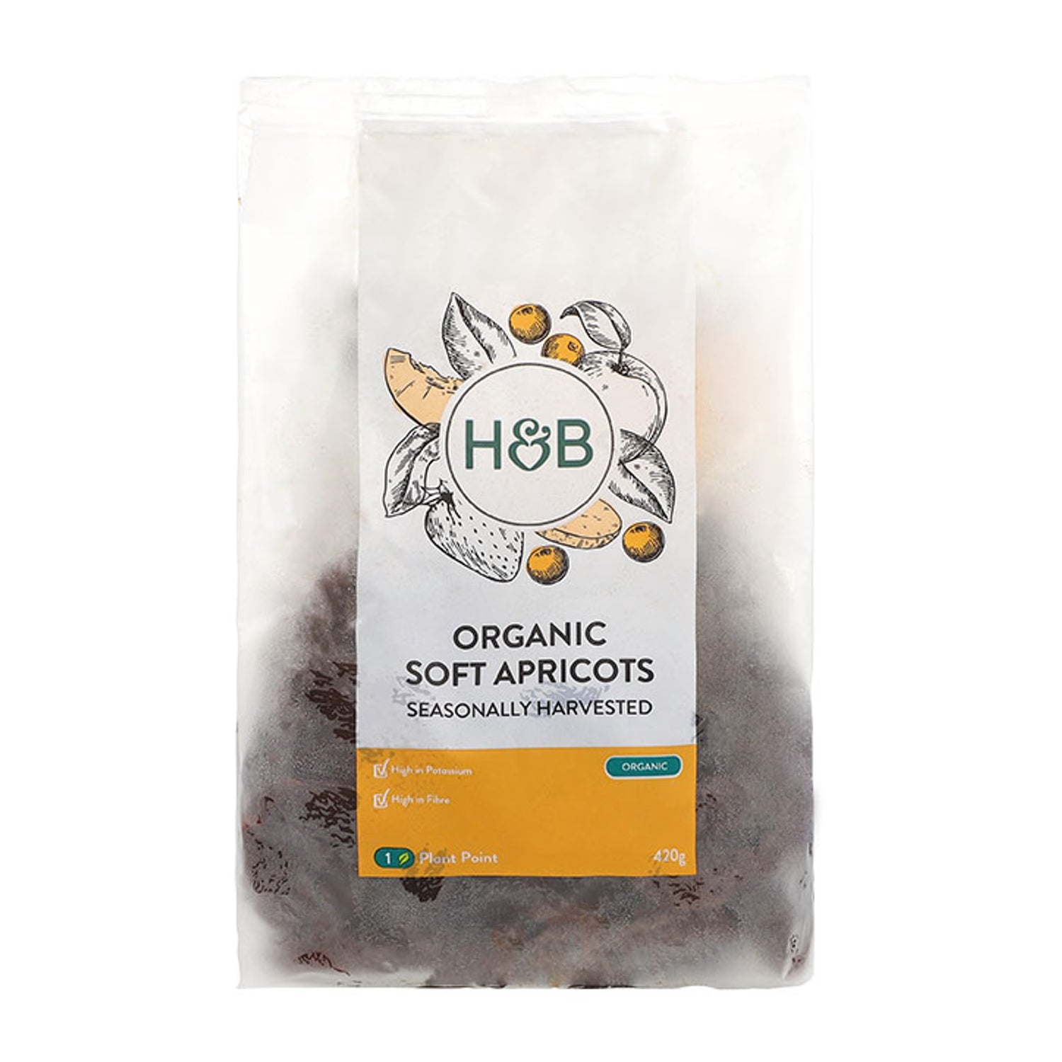 Holland Barrett Organic Soft Apricots 420g
