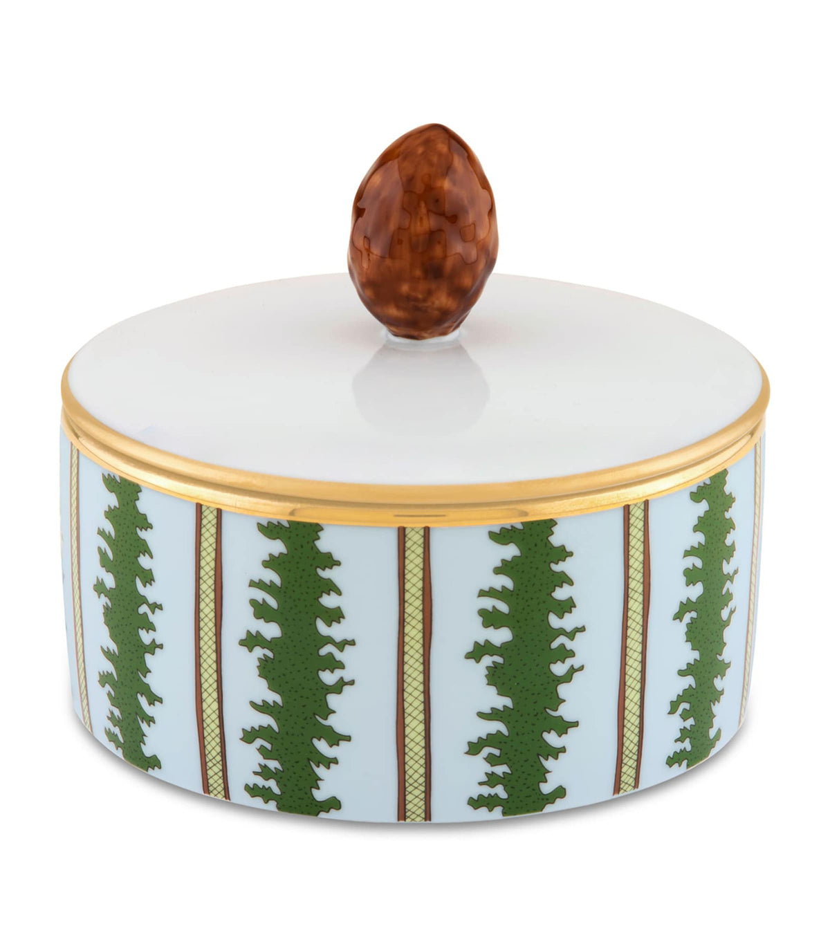 GINORI 1735 Porcelain Rain Rock Trinket Box, UK version