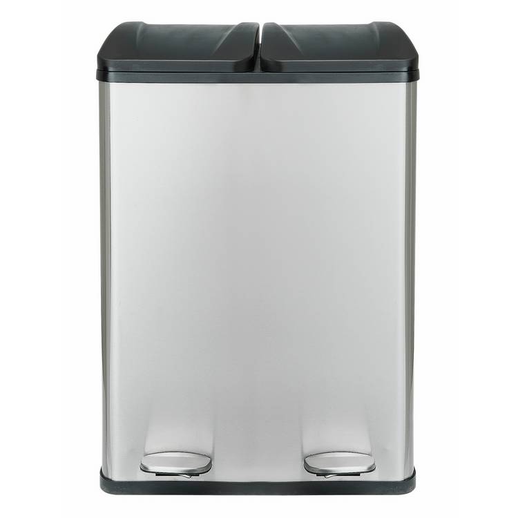 Habitat 55 litre twin compartment pedal bin (British brand)