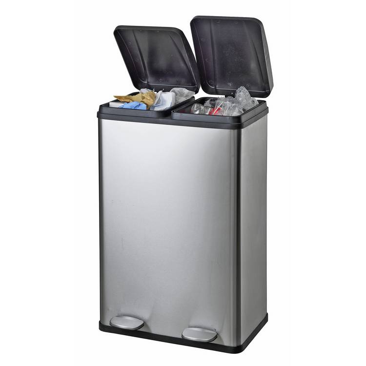Habitat 55 litre twin compartment pedal bin (British brand)