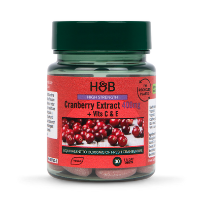 Holland & Barrett Holland Barrett High Strength Cranberry Extract 400mg 30 Tablets- Buy online at McGrocer
