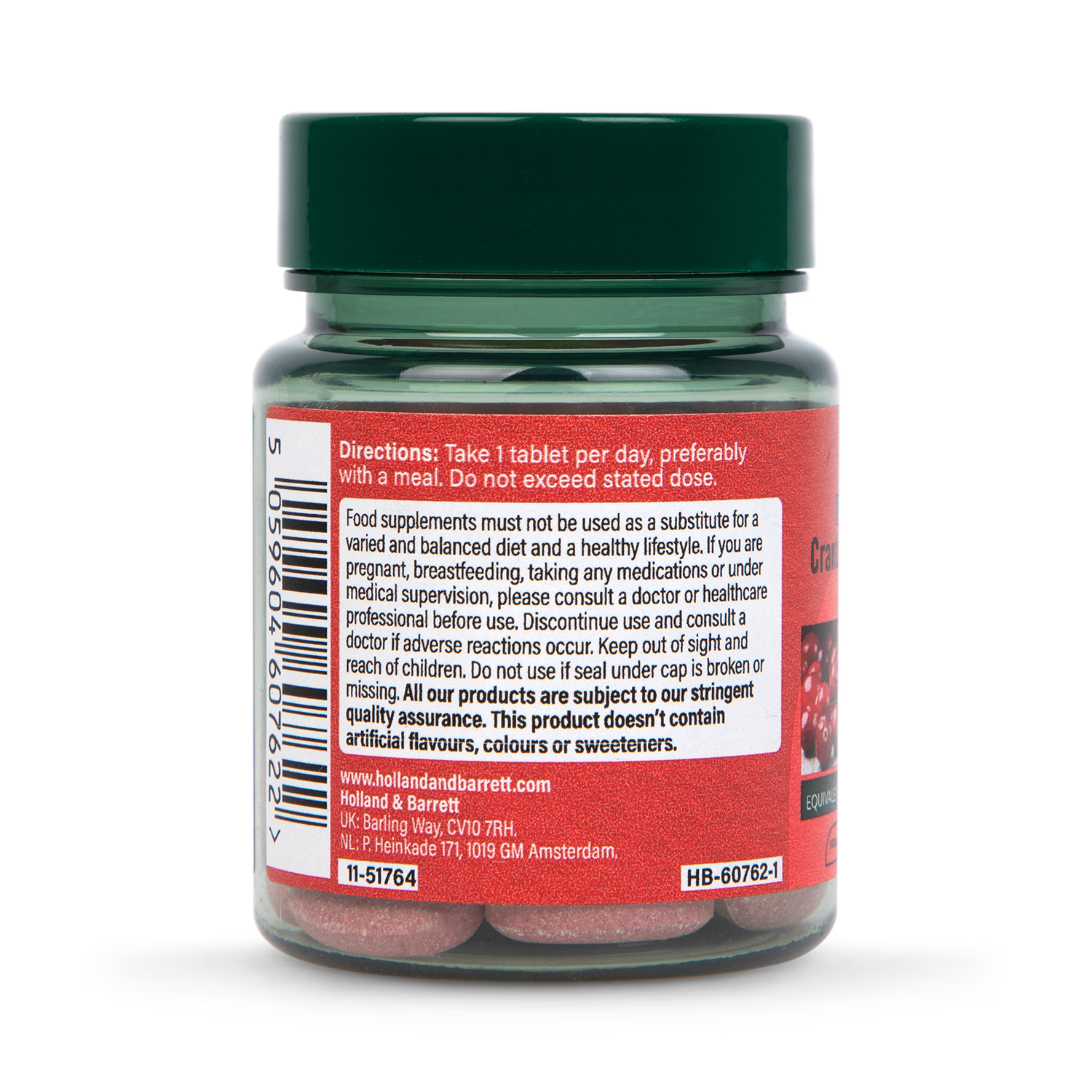 Holland Barrett High Strength Cranberry Extract 400mg 30 Tablets