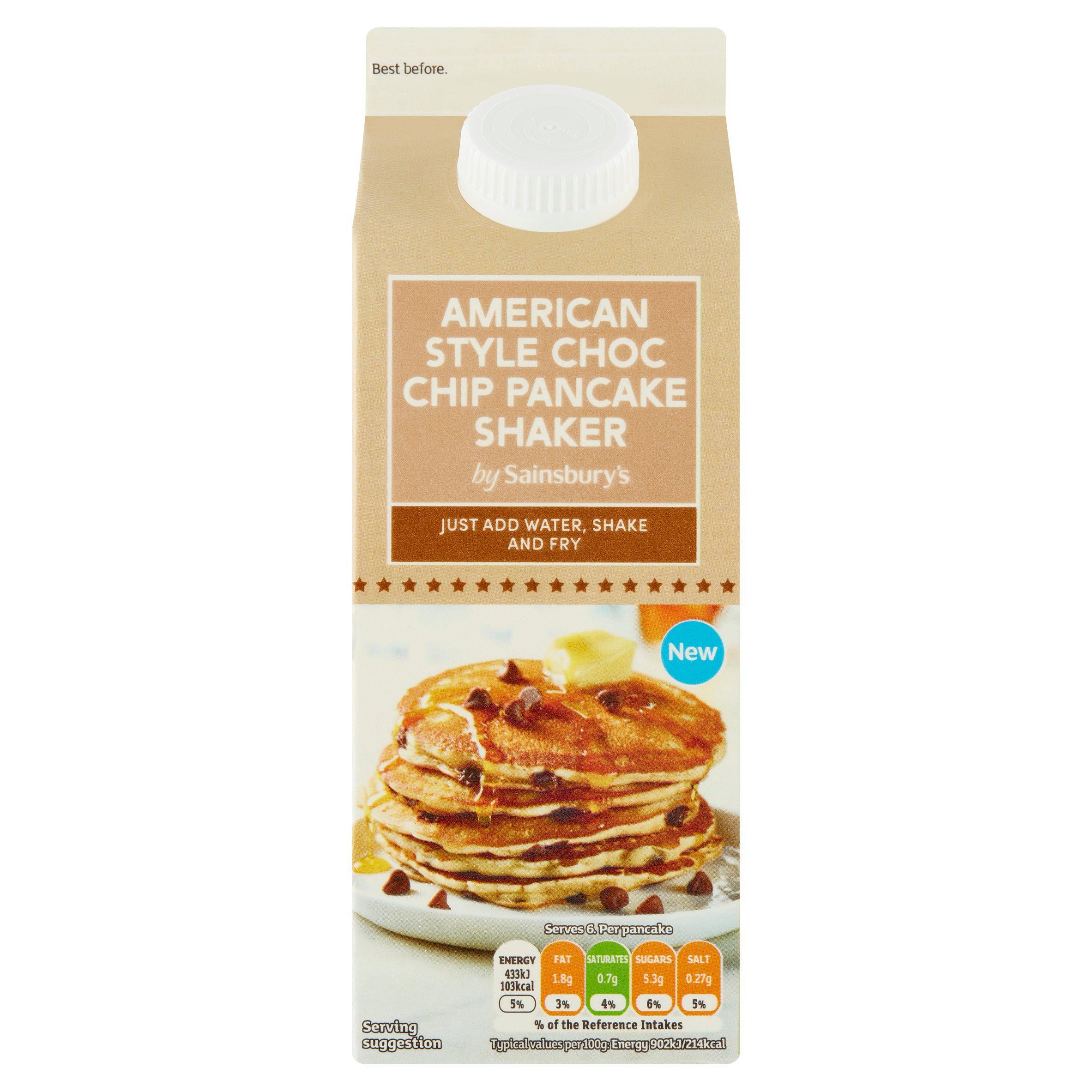 Sainsbury's American Style Choc Chip Pancake Shaker 155g GOODS Sainsburys   