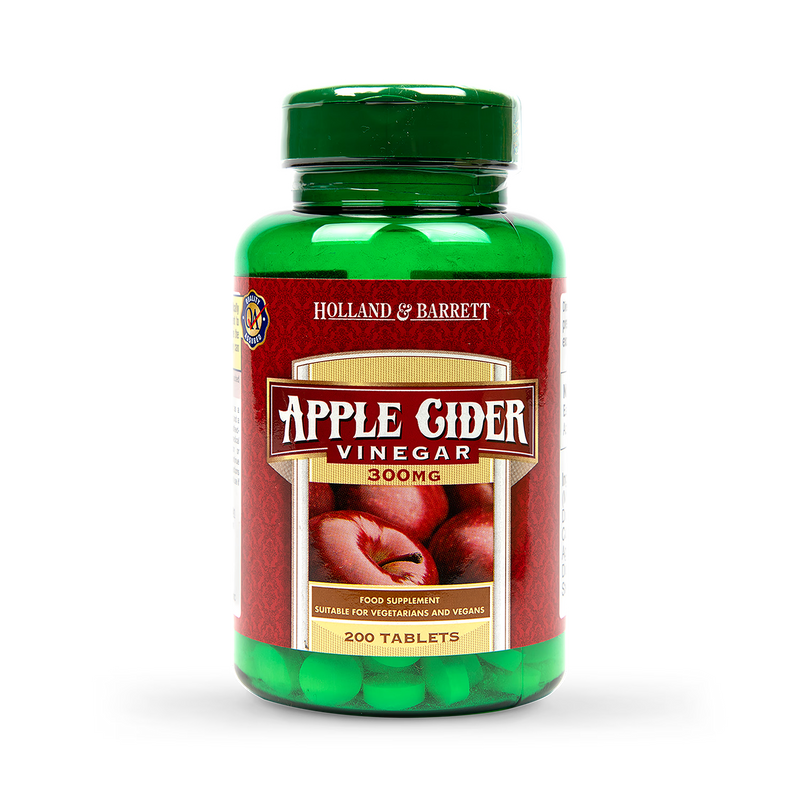 Holland Barrett Apple Cider Vinegar 200 Tablets 300mg