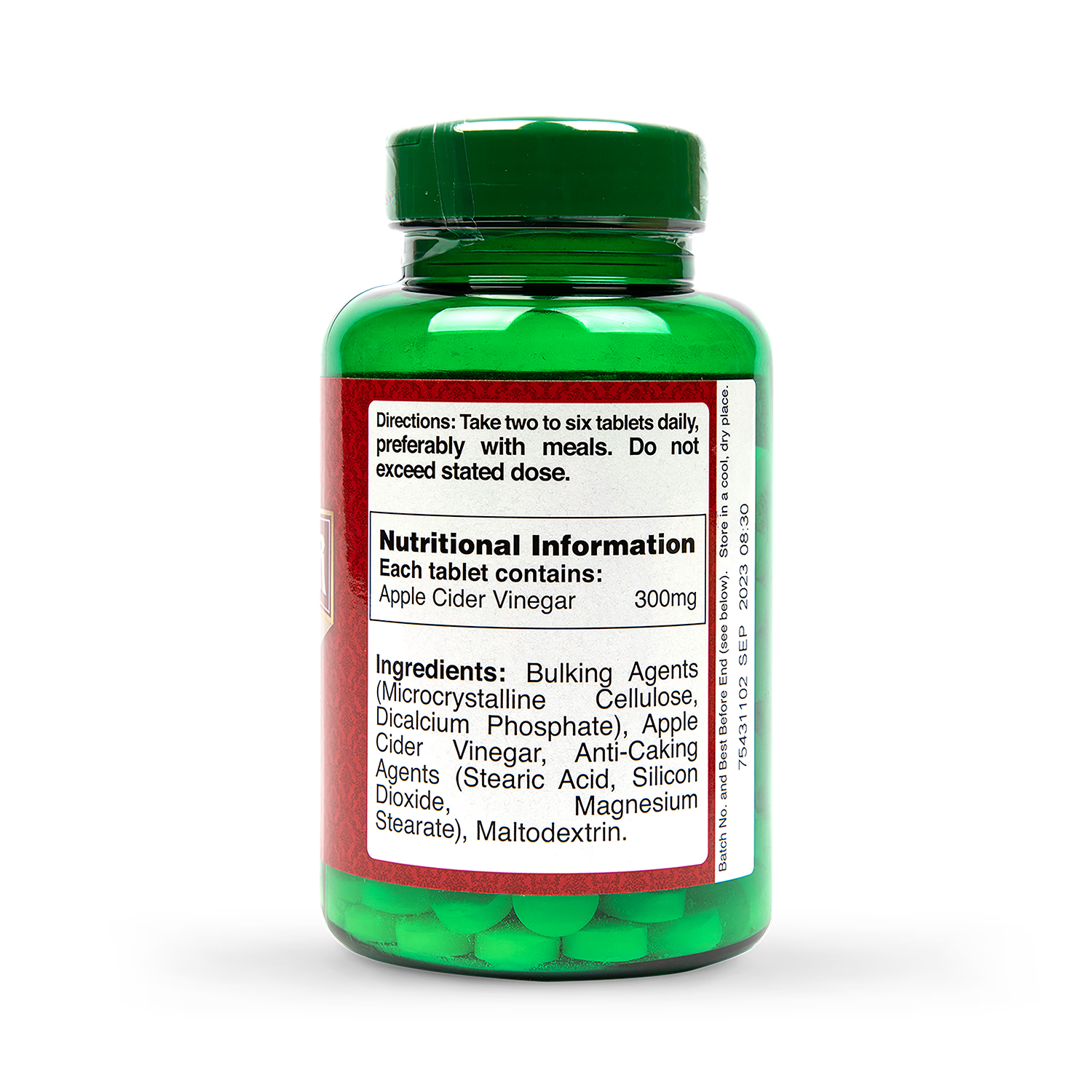 Holland Barrett Apple Cider Vinegar 200 Tablets 300mg