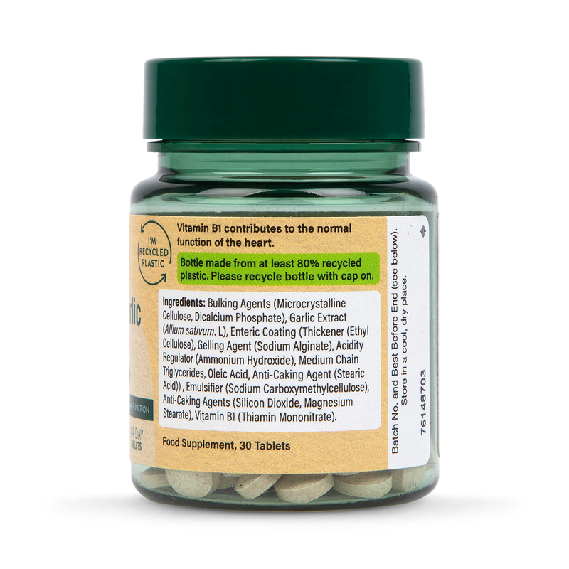 Holland Barrett Enteric Coated Odourless Garlic 500mg 30 Tablets
