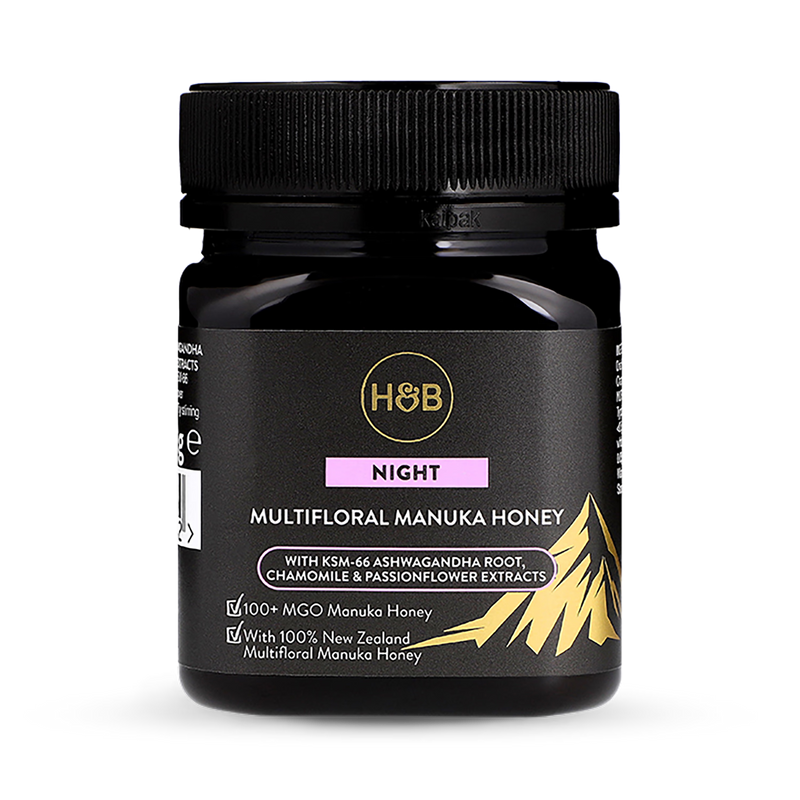 Holland Barrett Night Ritual Multifloral 100 MGO Manuka Honey 250g