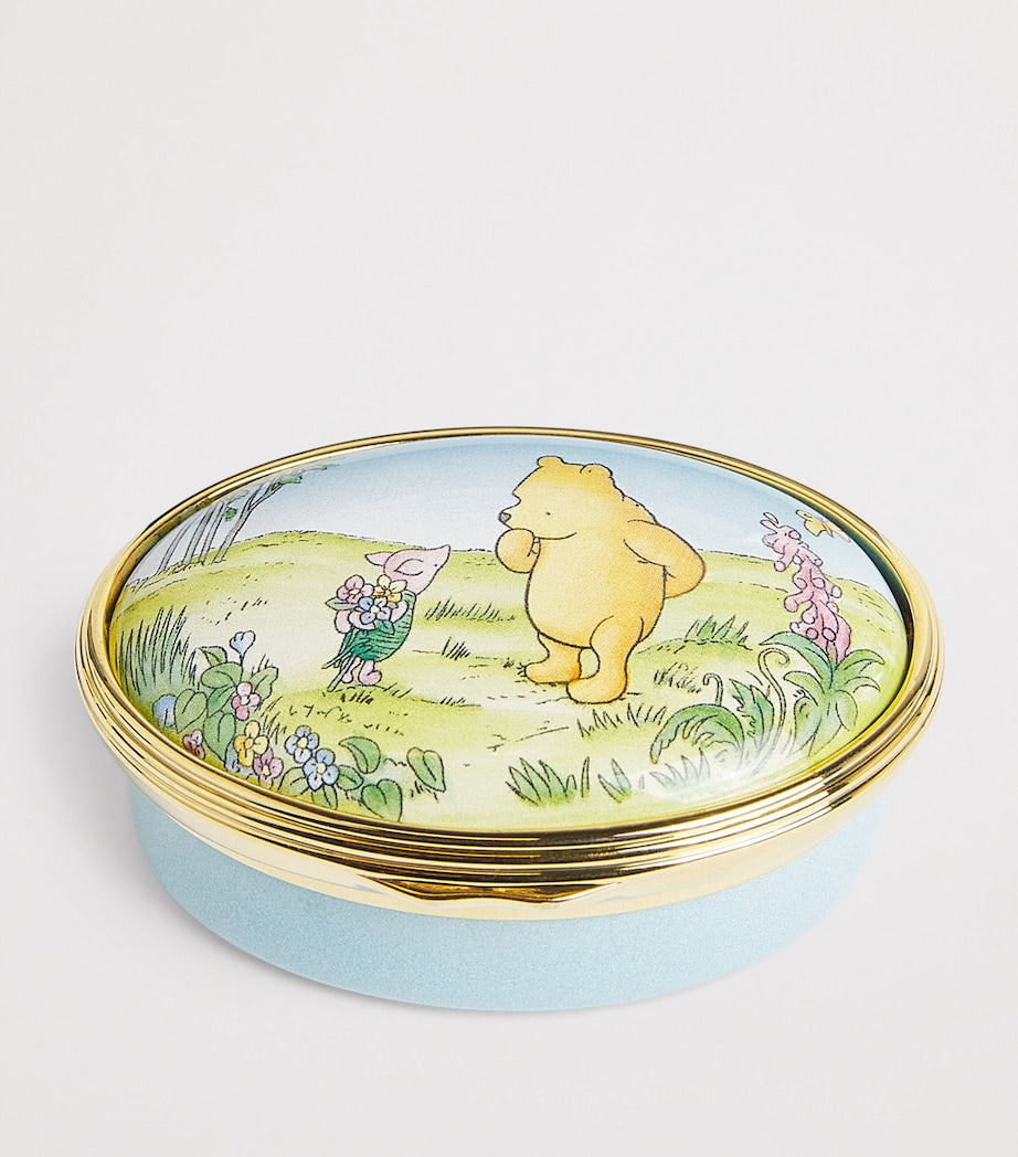 Halcyon Days enamel Winnie the Pooh box small, UK version