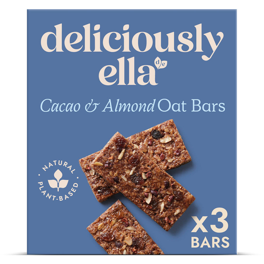 Deliciously Ella Baked Oat Bar Cacao & Almond 3x50g