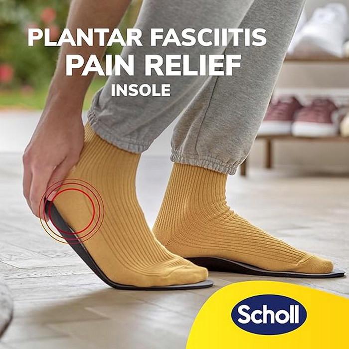 Scholl plantar fasciitis pain relief insoles size 9-11 (British brand)