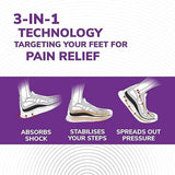 Scholl plantar fasciitis pain relief insoles size 9-11 (British brand)
