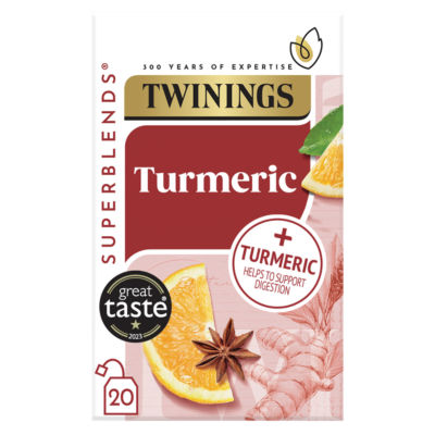 ASDA Twinings Superblends Turmeric Tea Bags 40g- Buy online at McGrocer