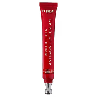 Superdrug L'Oréal Paris Revitalift Laser Anti-age Øyekrem Øyepleie 15ml- Kjøp online på McGrocer