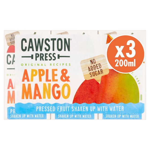 Cawston Press Kids Blend Apple & Mango Juice   3 x 200ml GOODS M&S   