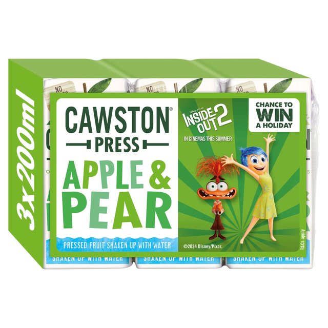 Cawston Press Kids Blend Apple & Pear Juice   3 x 200ml GOODS M&S   