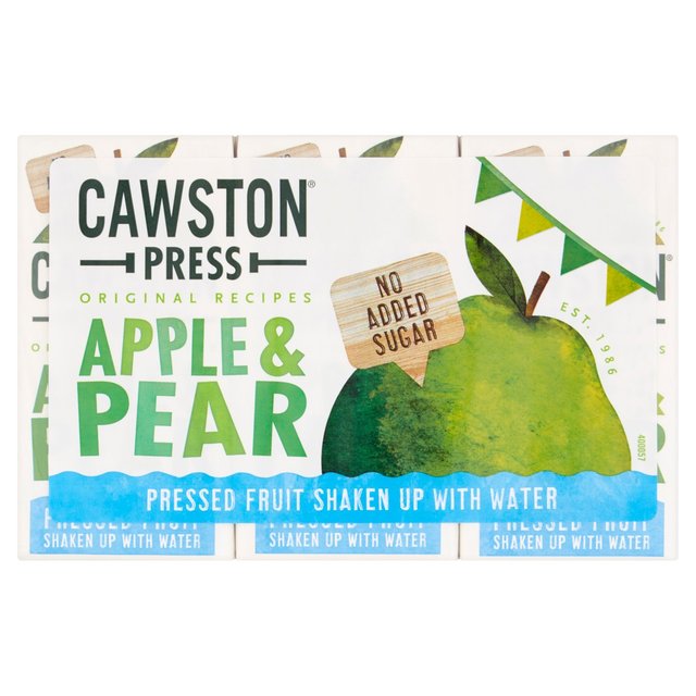 Cawston Press Kids Blend Apple & Pear Juice   3 x 200ml GOODS M&S   