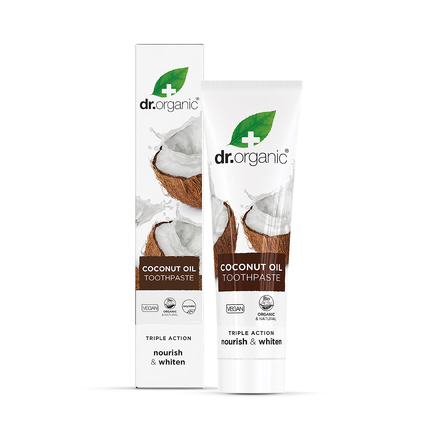 Dr Organic Coconut Oil Toothpaste Mint 100ml