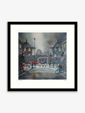 Artko Black Derby Day by Adam Barsby framed art print 61.5cm x 61.5cm - British product