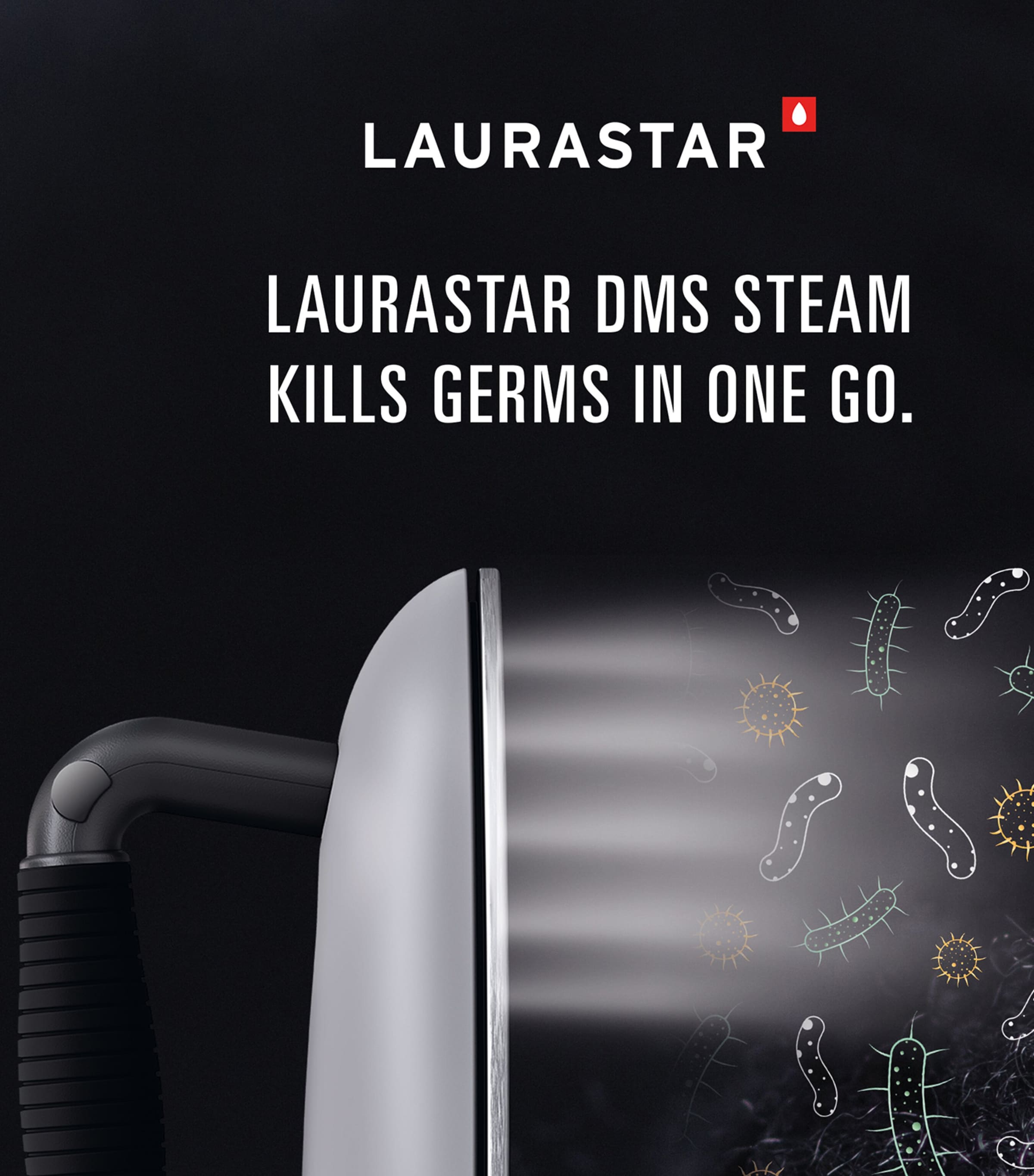 Laurastar Lift Xtra Steamer with professional pulse steam - imported from the UK