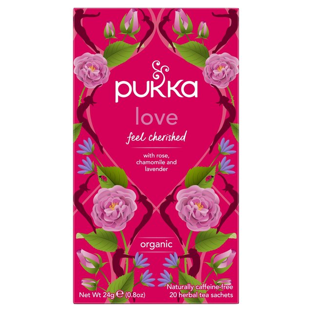 Pukka Tea Organic Love Tea Bags   20 per pack GOODS M&S   