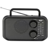 Bush compact FM/AM portable radio black - British product