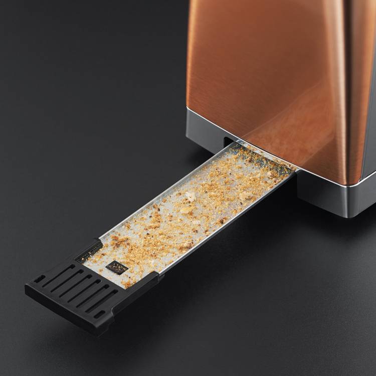 Russell Hobbs copper long slot toaster 2 slice, UK version